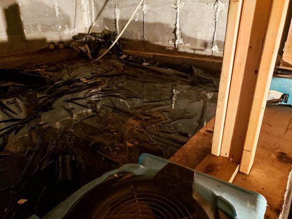 Crawlspace Water Cleanup in Lakeland